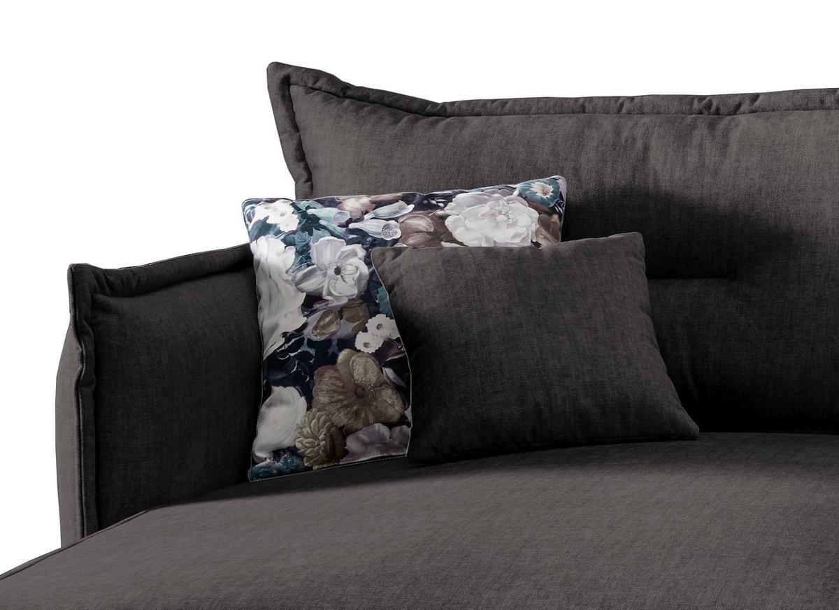 Ecksofa Lava Anthrazit S: 180/255 Cm - Türkis/Anthrazit, MODERN, Textil (180/255cm) - Livetastic
