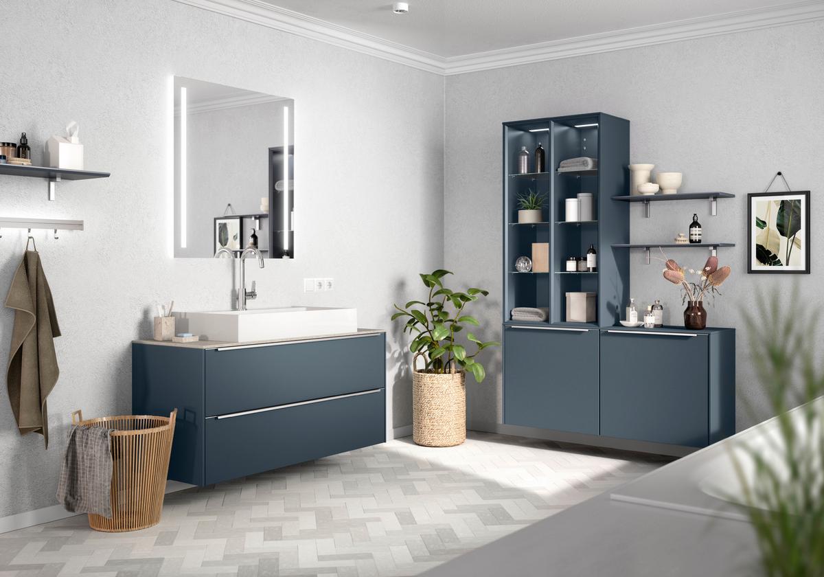 TV-Element Las Vegas Weiß B: 160 cm - Sandfarben/Weiß, MODERN, Holzwerkstoff (160/36/37cm) - Vertico