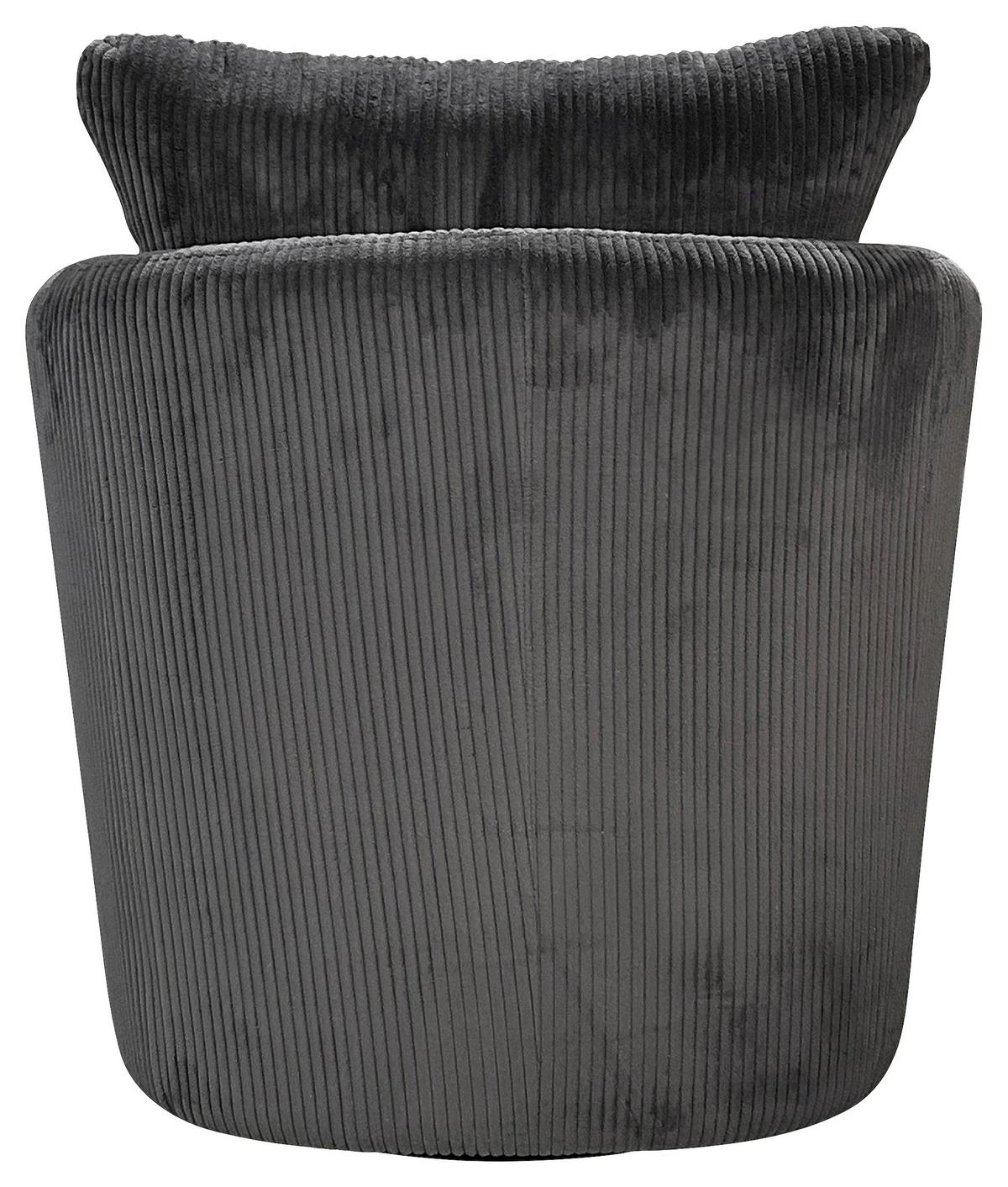 Sessel Harmony Dunkelgrau B: 72 cm - Dunkelgrau, Basics, Textil (72/78/77cm) - MID.YOU