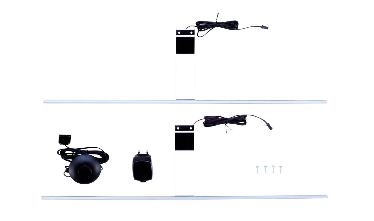 Ráépíthető Lámpa Slimline - krómszínű, Modern, műanyag (60cm)