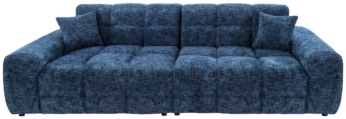 Viersitzer-Sofa Bosco, Blau B: 300 cm - Blau/Schwarz, MODERN, Textil (300/87/120cm) - Livetastic