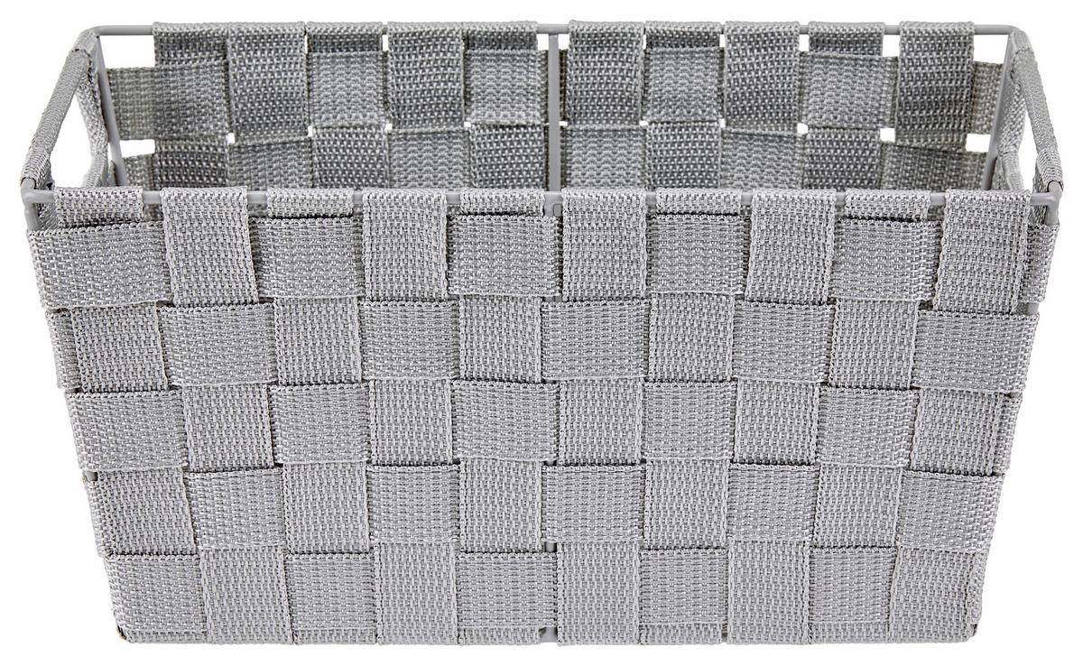 Aufbewahrungskorb Carolyn 32x20 Cm Kunststoff Grau - Grau, Basics, Kunststoff (32/15/20cm) - Ondega