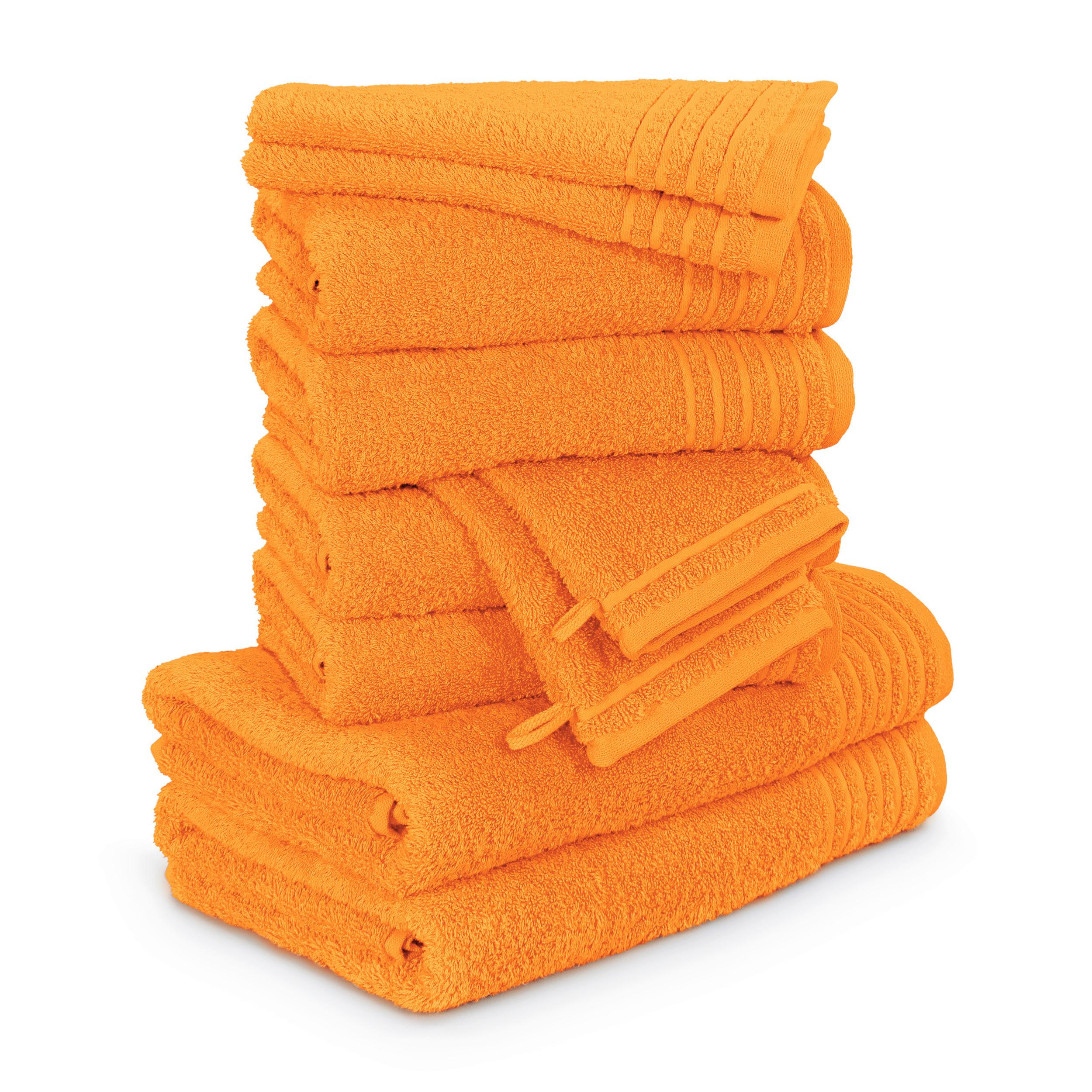 Frottierset Möve New Classic Handtuchset - Orange, Basics, Textil - Moeve