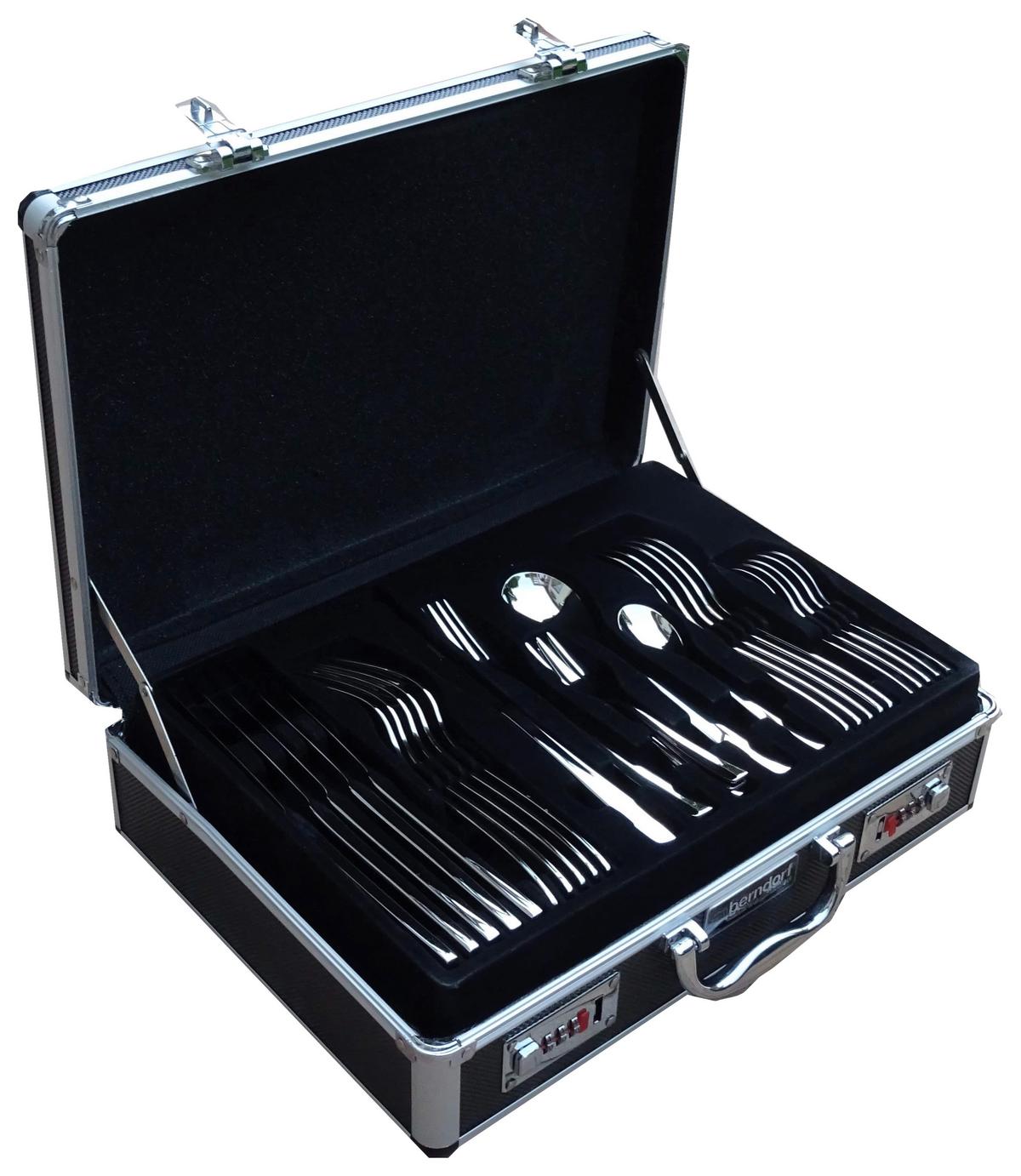 Besteckset 60-Teilig Ottawa für 12 Personen - Edelstahlfarben, KONVENTIONELL, Metall (37/27/11,5cm) - Berndorf