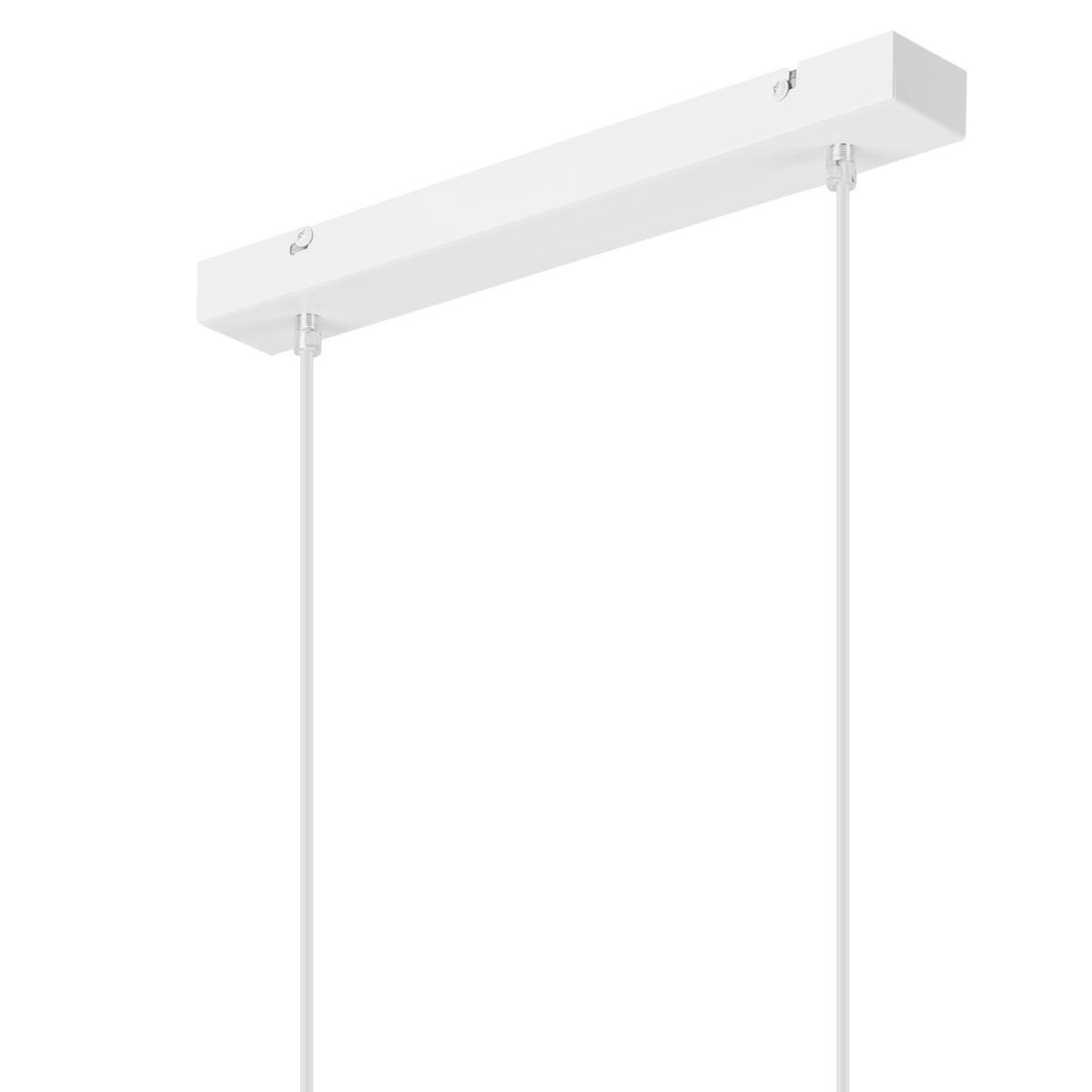 Hängeleuchte 42091 Nico White - Weiß Hochglanz, Basics, Metall (48/8/82cm)