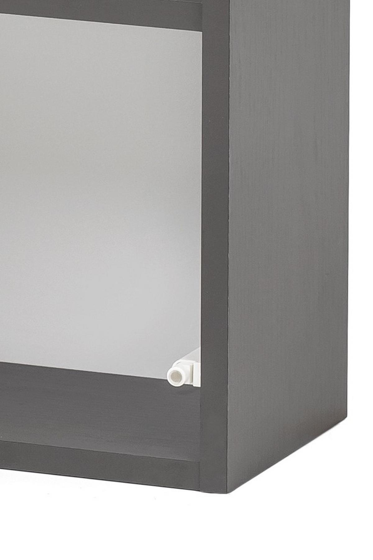 Hängeschrank Kopenhagen B: 40 cm Grau - Graphitfarben/Grau, KONVENTIONELL, Holzwerkstoff (40/64/20cm) - Held