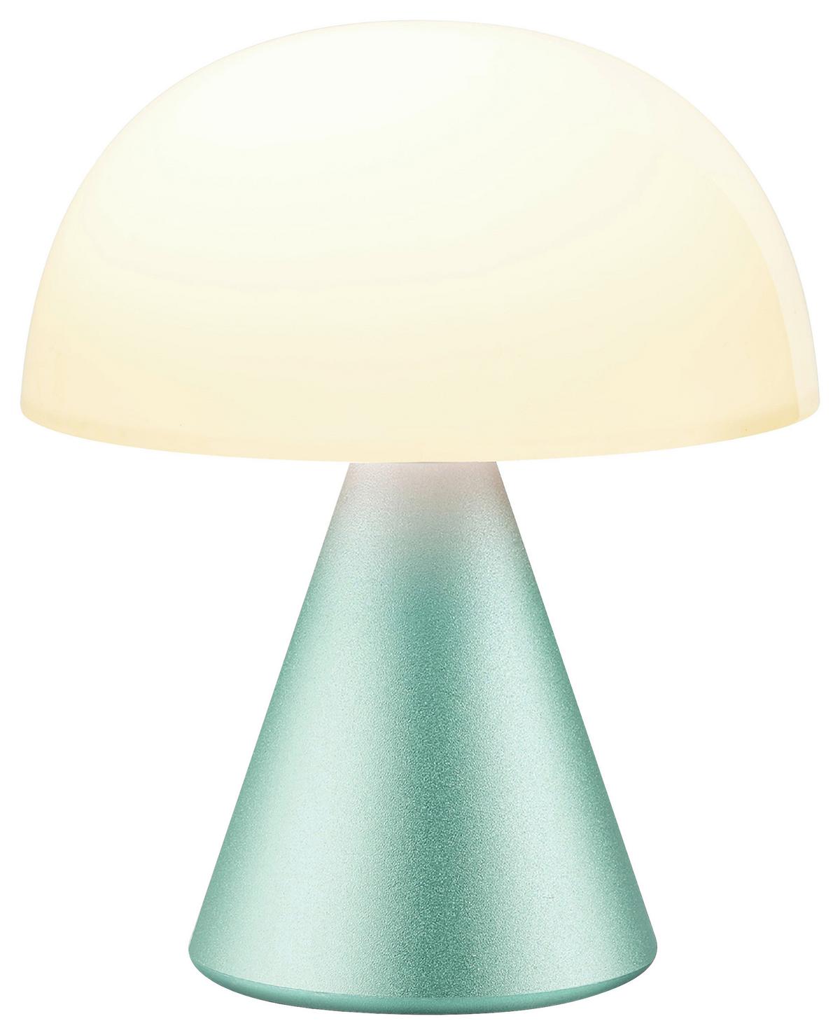 Akku-tischleuchte Lexon Mina M - Mintgrün, Design, Kunststoff/Metall (9.2/11/9.2cm)