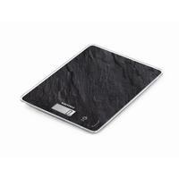 Küchenwaage 61515 Page Compact 300 Slate - Schwarz, KONVENTIONELL, Glas/Kunststoff (20/1,3/15cm) - Soehnle