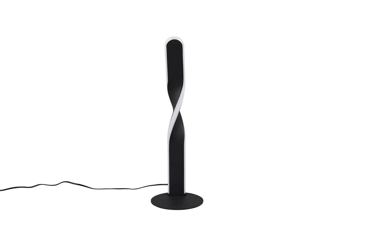 LED-Tischleuchte Ginko Schwarz Weiß D: 13 cm - Schwarz/Weiß, Design, Kunststoff/Metall (13/40,5cm)
