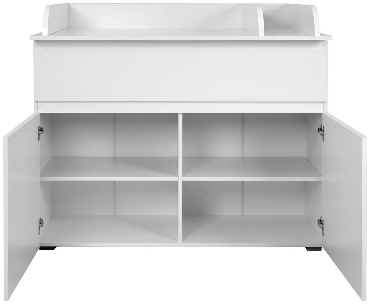 Pelenkázó Komód Image - fehér, Basics, faalapú anyag (120/102/77cm) - MID.YOU