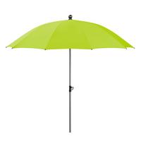 Sonnenschirm Locarno BxHxT: 220x231x220 cm Hellgrün - Silberfarben/Hellgrün, Basics, Textil/Metall (220/231/220cm) - Schneider