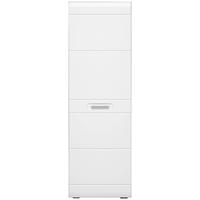 Garderobenschrank Auris Weiß/Eiche Dekor B: 52 cm - Eichefarben/Weiß, MODERN (52/164/37,1cm) - Luca Bessoni