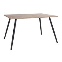 Schreibtisch Salia schwarz/Eichefarben, L: 80cm - Schwarz/Sonoma Eiche, MODERN, Holzwerkstoff/Metall (80/50/70cm) - MID.YOU