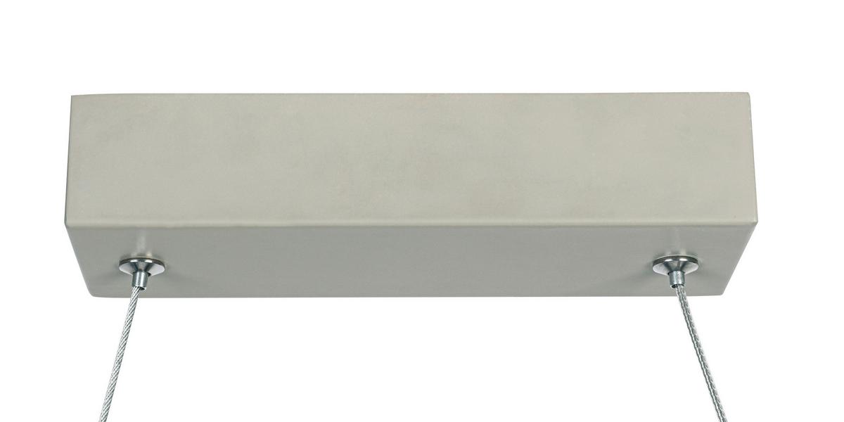 Led Függőlámpa Krispin - homokszínű/fehér, Modern, műanyag/fém (75cm) - Luca Bessoni