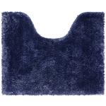 WC-Vorleger mit Ausschnitt Asima Blau 50x60 cm Waschbar - Blau, MODERN, Textil (50/60cm) - Luca Bessoni