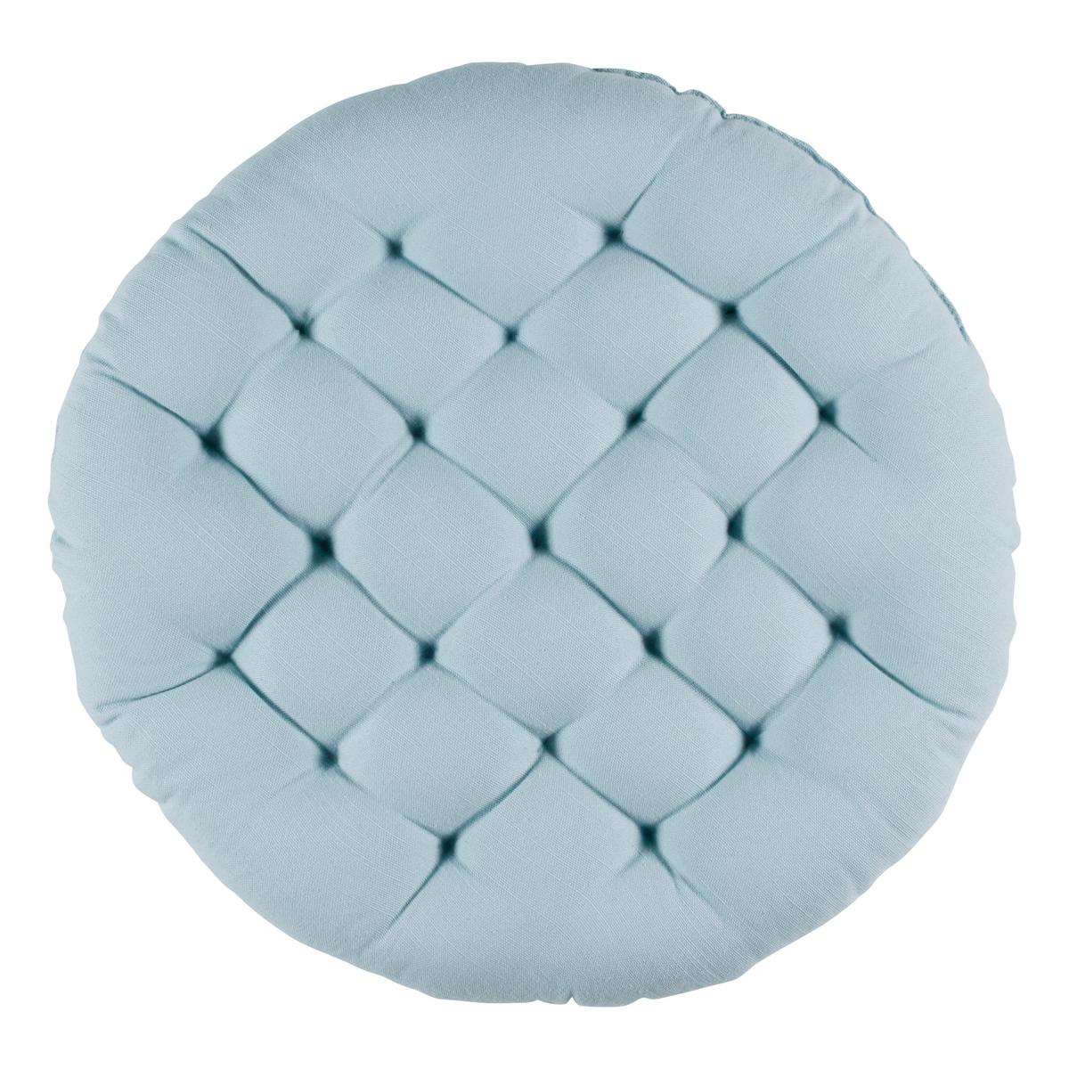 Ülőpárna Lianna Átmérő Kb. 42cm - kék, Modern, textil (42/5cm) - Luca Bessoni