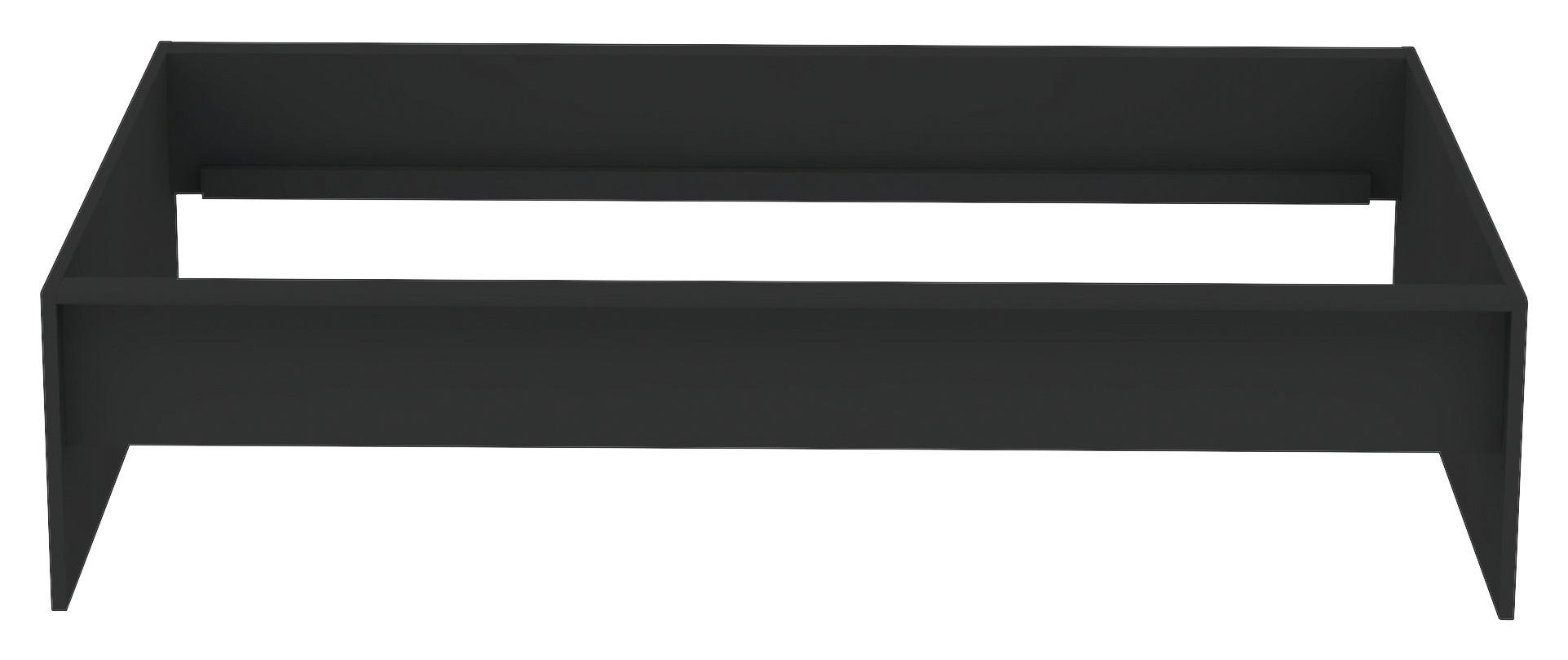 POSTEĽNÝ RÁM UNIT 120 - antracitová, Konventionell, kompozitné drevo (120/200cm) - Ondega