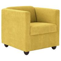 Sessel Looks I - Gelb/Schwarz, Design, Textil (72/71/75cm) - LOOKS by W.Joop