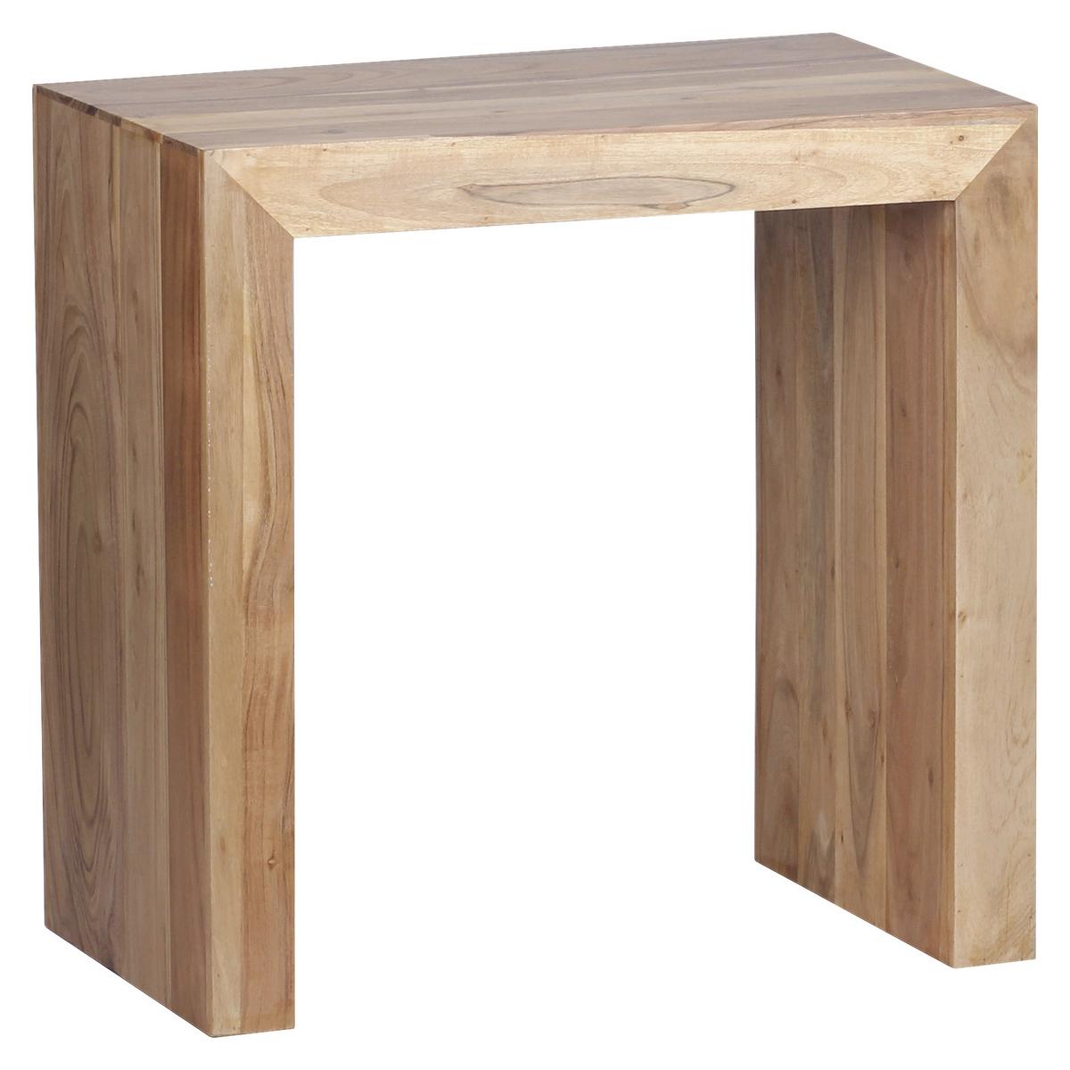Beistelltisch Massivholz Mumbai, Akazie - Akaziefarben, Design, Holz (60/35/60cm) - MID.YOU
