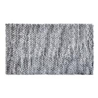 Badematte Punto - Türkis/Grau, KONVENTIONELL, Textil (70/120cm) - Grund