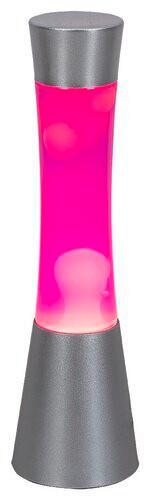 DEKORAČNÍ LED SVÍTIDLO MINKA - pink/barvy stříbra, Lifestyle, kov/sklo (11/39,5cm)