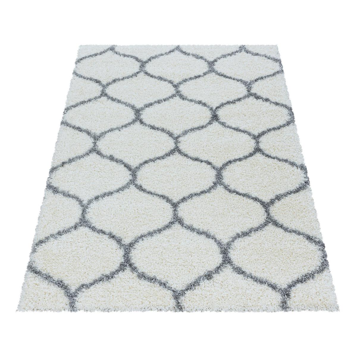 Webteppich Creme Salsa 80x150 cm - Creme, Design, Textil (80/150cm)