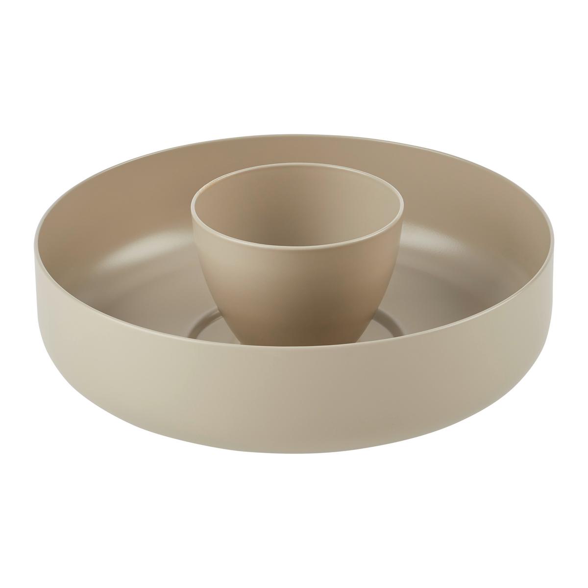 Misa na ovocie BETTY - béžová, Modern, kov (25/13cm) - Mömax