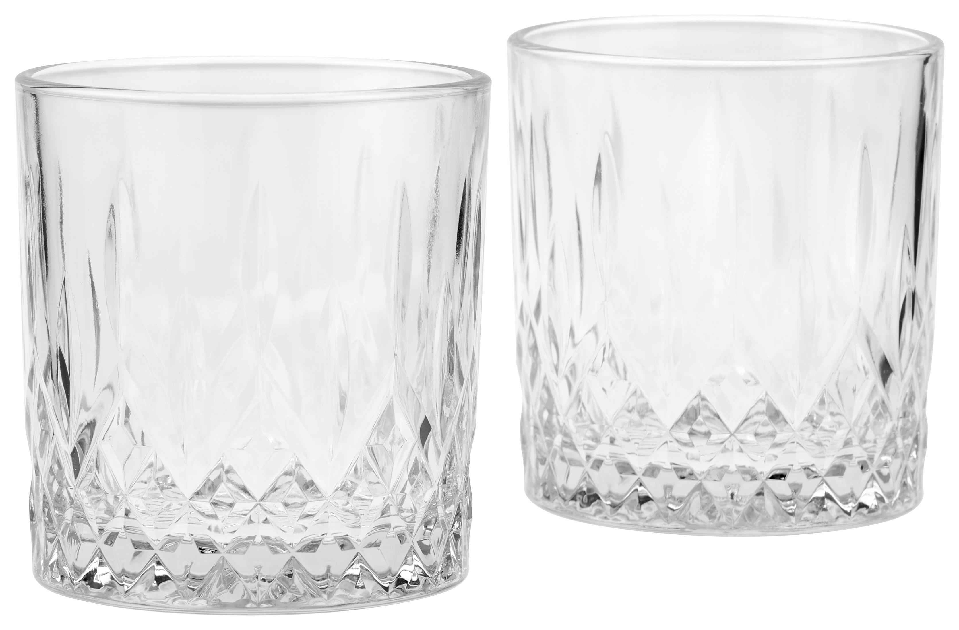 Whisky-Glas Jack, 2er-Set ca. 330 ml - Klar, KONVENTIONELL, Glas (330ml) - James Wood