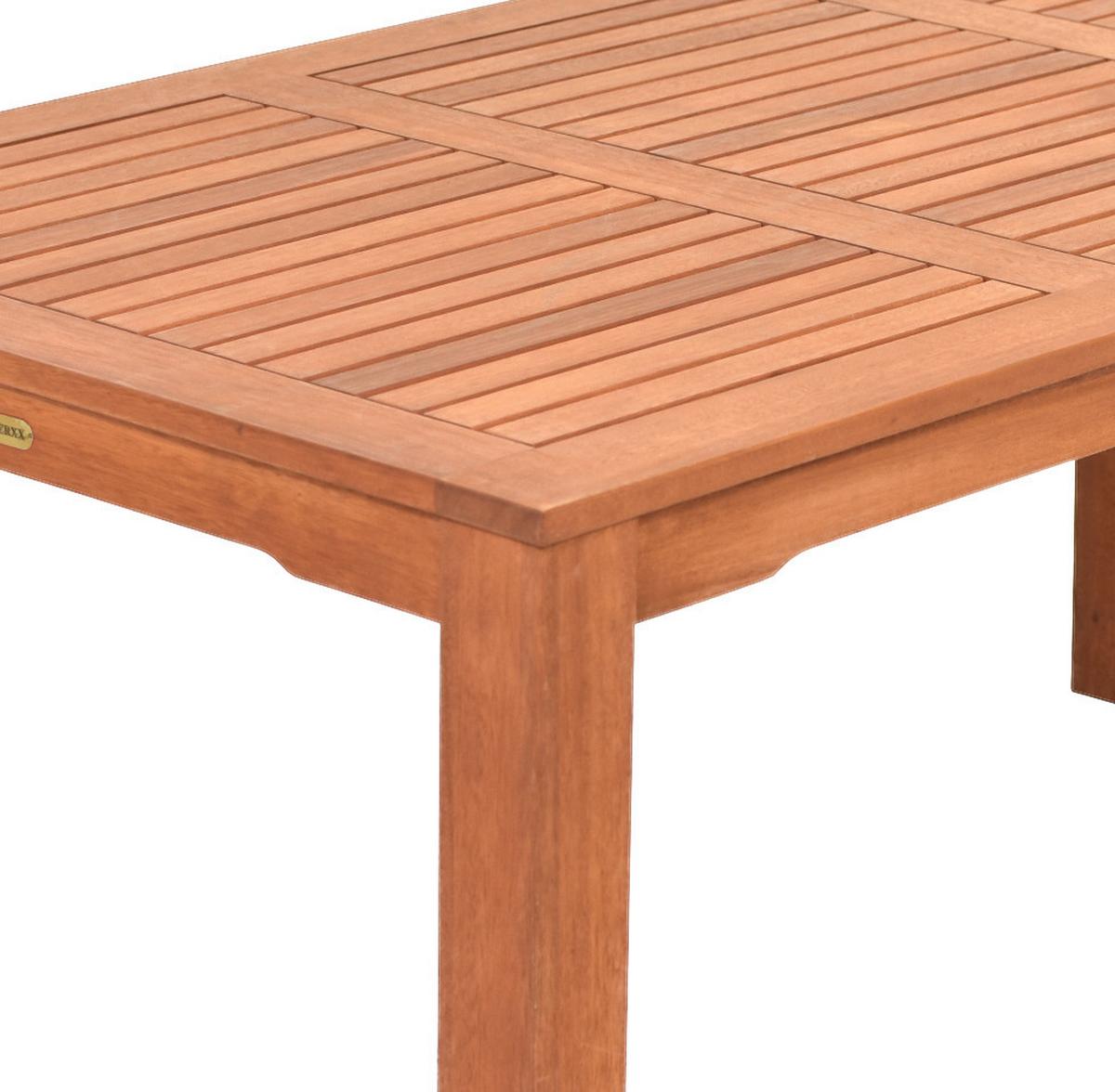 Gartentisch Echtholz Eukalyptusholz L: 170 cm - Braun, KONVENTIONELL, Holz (170/90/74cm) - Gardenson