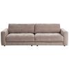 Bigsofa Be Comfy - Silberfarben/Schwarz, MODERN, Textil (264/83/126cm) - Trendmanufaktur