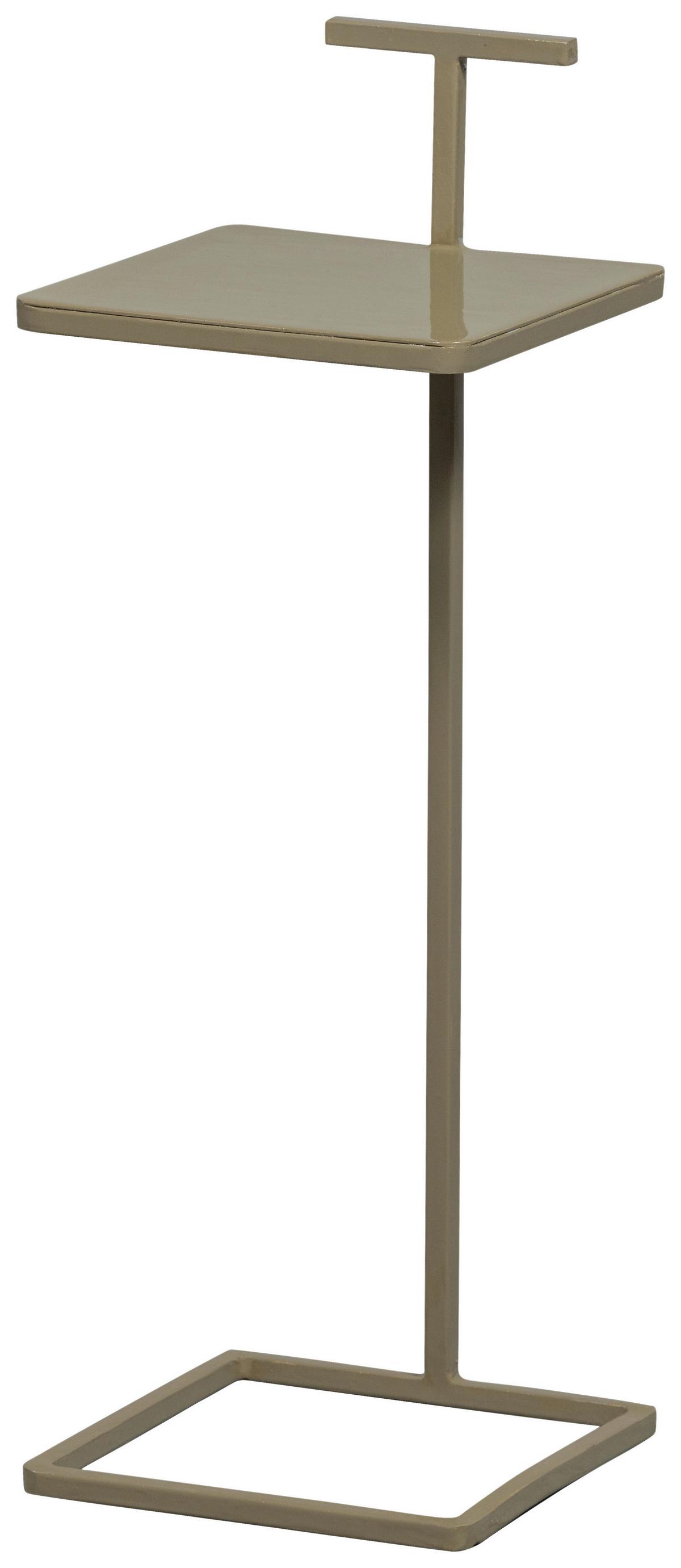 Beistelltisch Toste Sandfarben B: 22 cm - Sandfarben, Design, Metall (22/22/64cm) - Livetastic