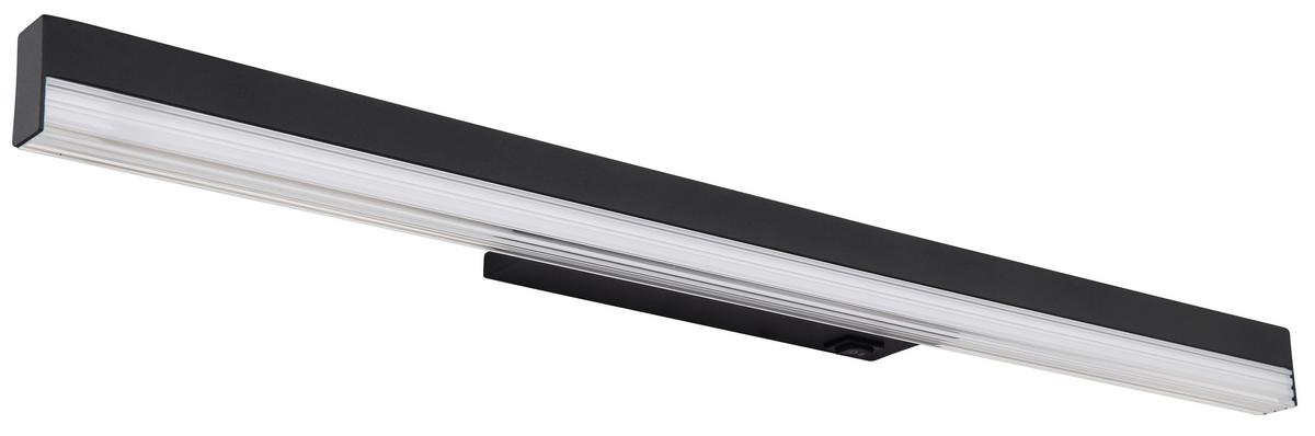 LED-Wandleuchte 41926b - Opal/Schwarz, Basics, Kunststoff/Metall (60/6/4cm) - Globo