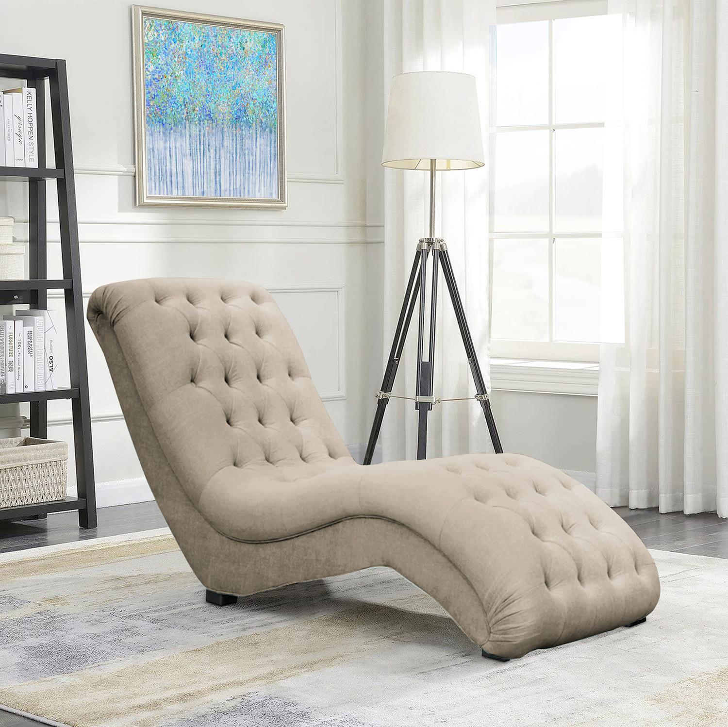Relaxliege Sofia Cappuccino B: 67 cm - Schwarz/Cappuccino, Design, Textil (67/90/159cm) - P & B