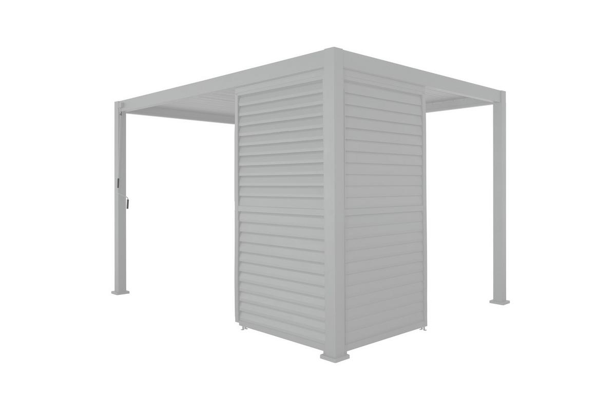 Lamellenteil Deluxe/Classic Weiss - verstellbar - Basics (123/240/10cm) - Gardenson