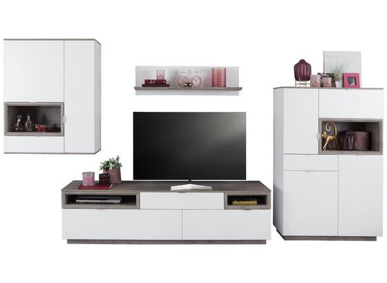 Vorzugskombination Nagos 3 - Weiß, MODERN (500/197,2/49,4cm) Vorzugskombination Nagos 3 - Weiß, MODERN (500/197,2/49,4cm)