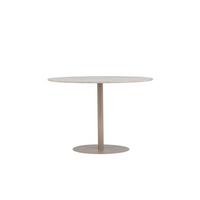 Esstisch Lycke Beige Dxh: 110x75 Cm - Beige, MODERN, Holz/Metall (110/75cm) - Livetastic