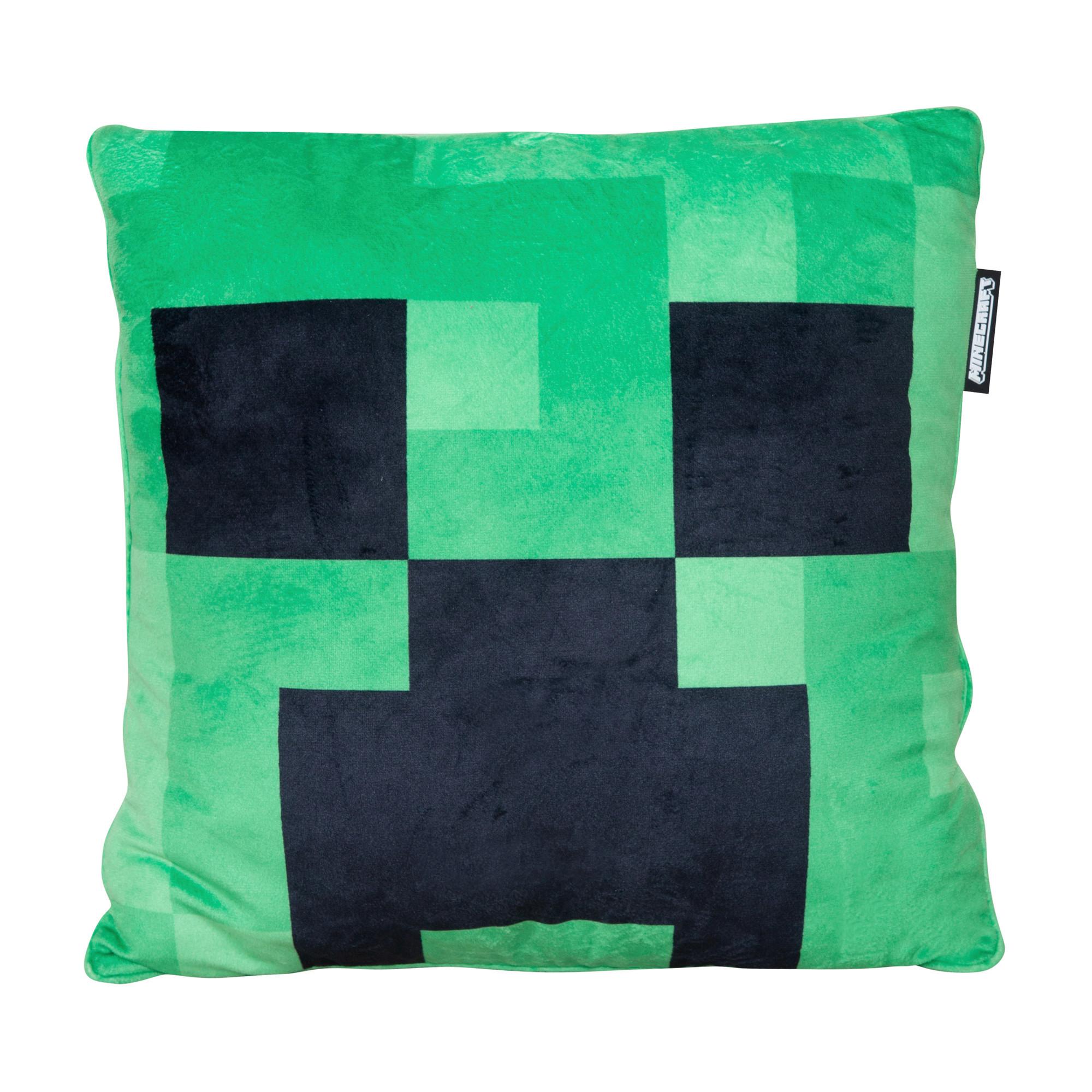 Zierkissen Minecraft Creeper - Grün, Textil (38/38cm)