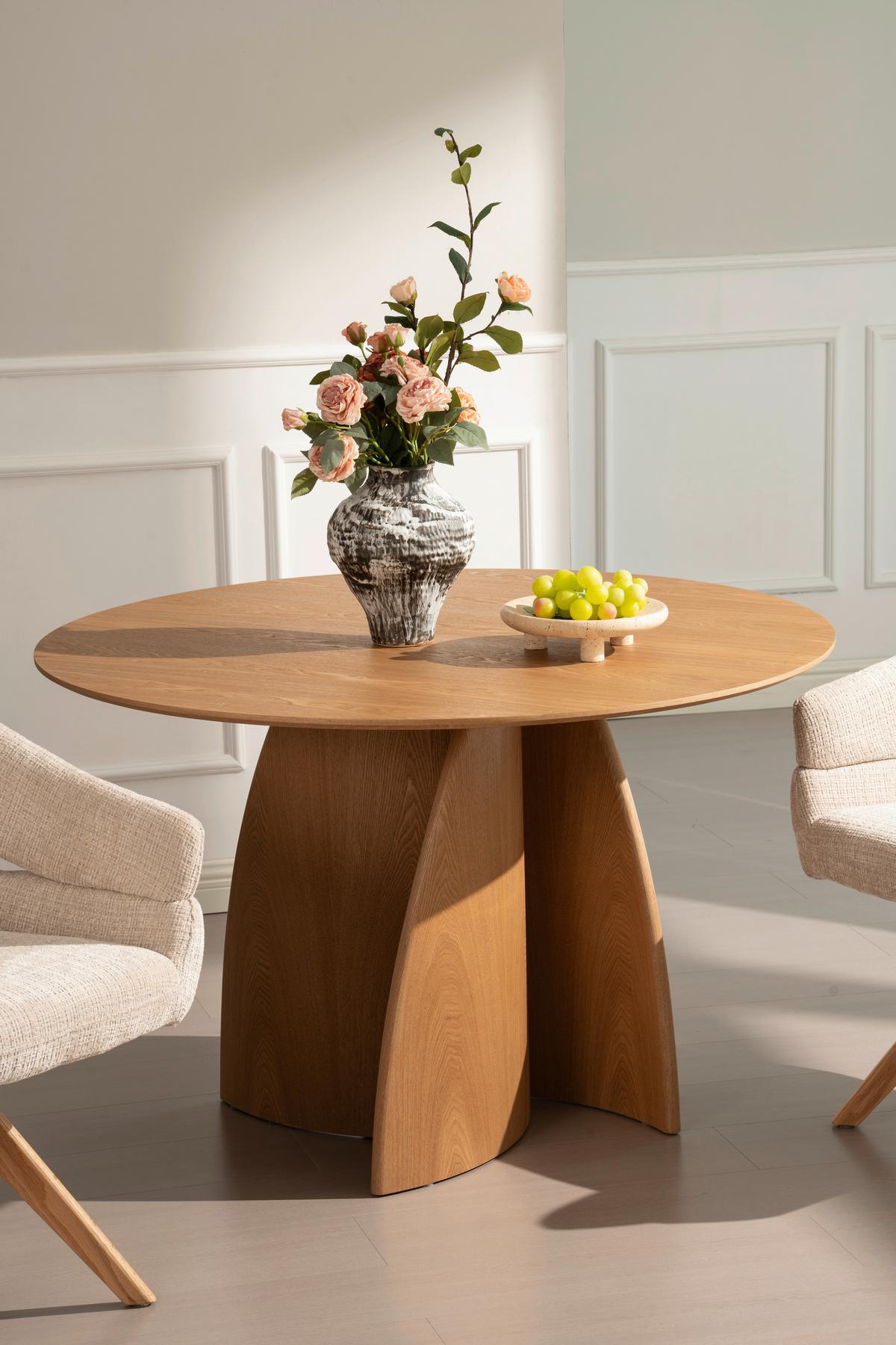 Esstisch Atlas Eichefarben D: 120 cm - Eichefarben, MODERN, Holz/Holzwerkstoff (120/120/75cm) - Livetastic