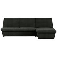 Ecksofa Looks Viii - Dunkelgrün/Schwarz, Design, Textil (274/168cm) - LOOKS by W.Joop
