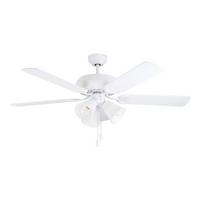 Deckenventilator 35076 Las Palmas - Weiß, Basics, Holz/Metall (132/47,4cm) - Eglo