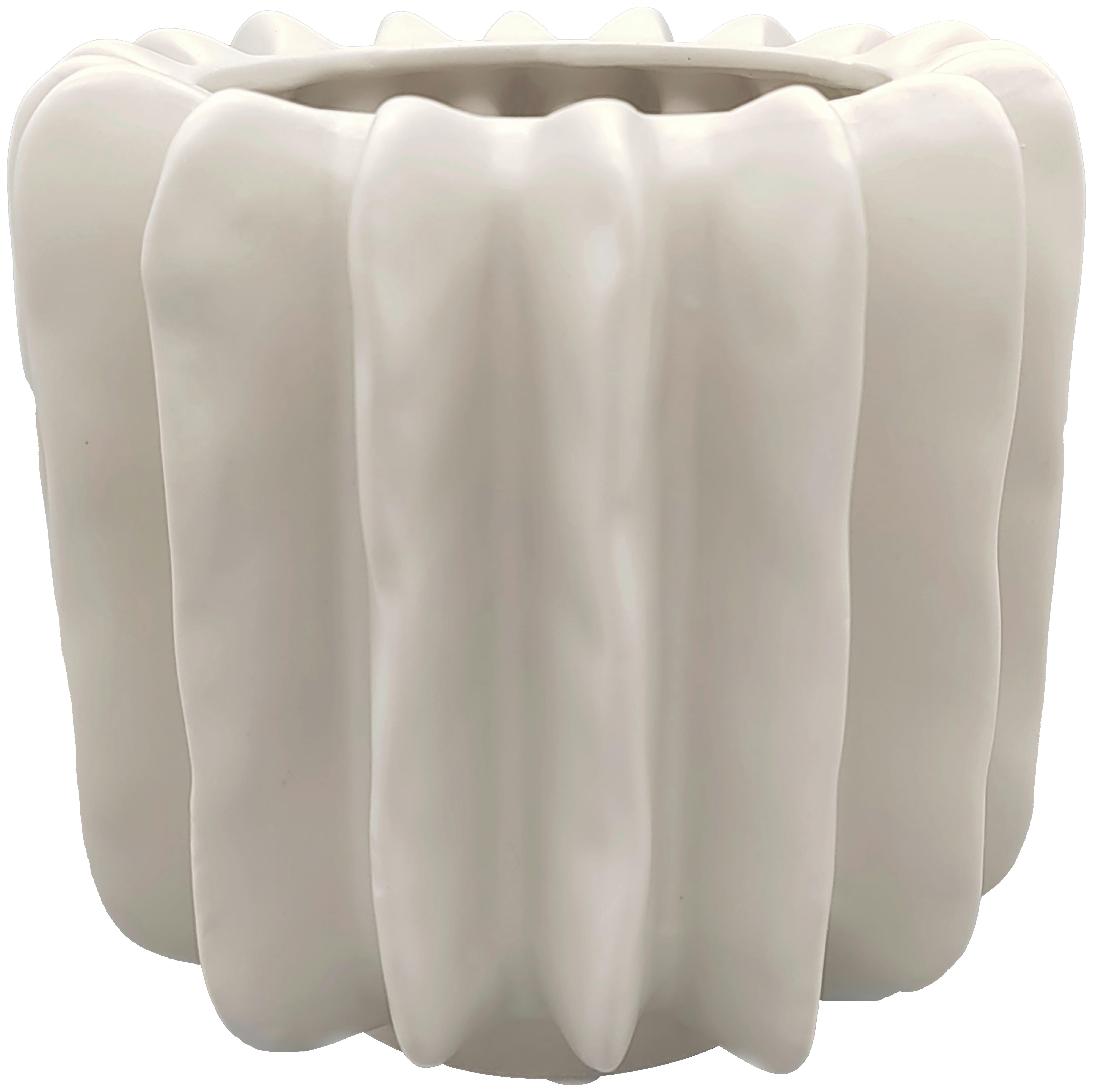 Váza FELINE - biela, Konventionell, keramika (16/15cm) - Mömax