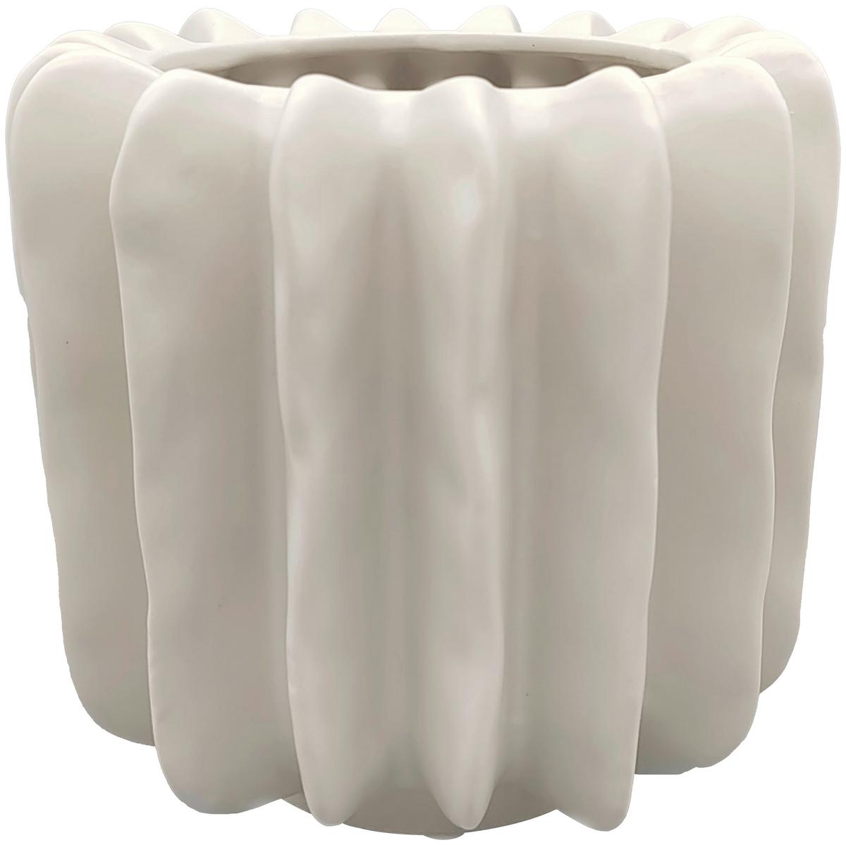 Váza FELINE - biela, Konventionell, keramika (16/15cm) - Mömax