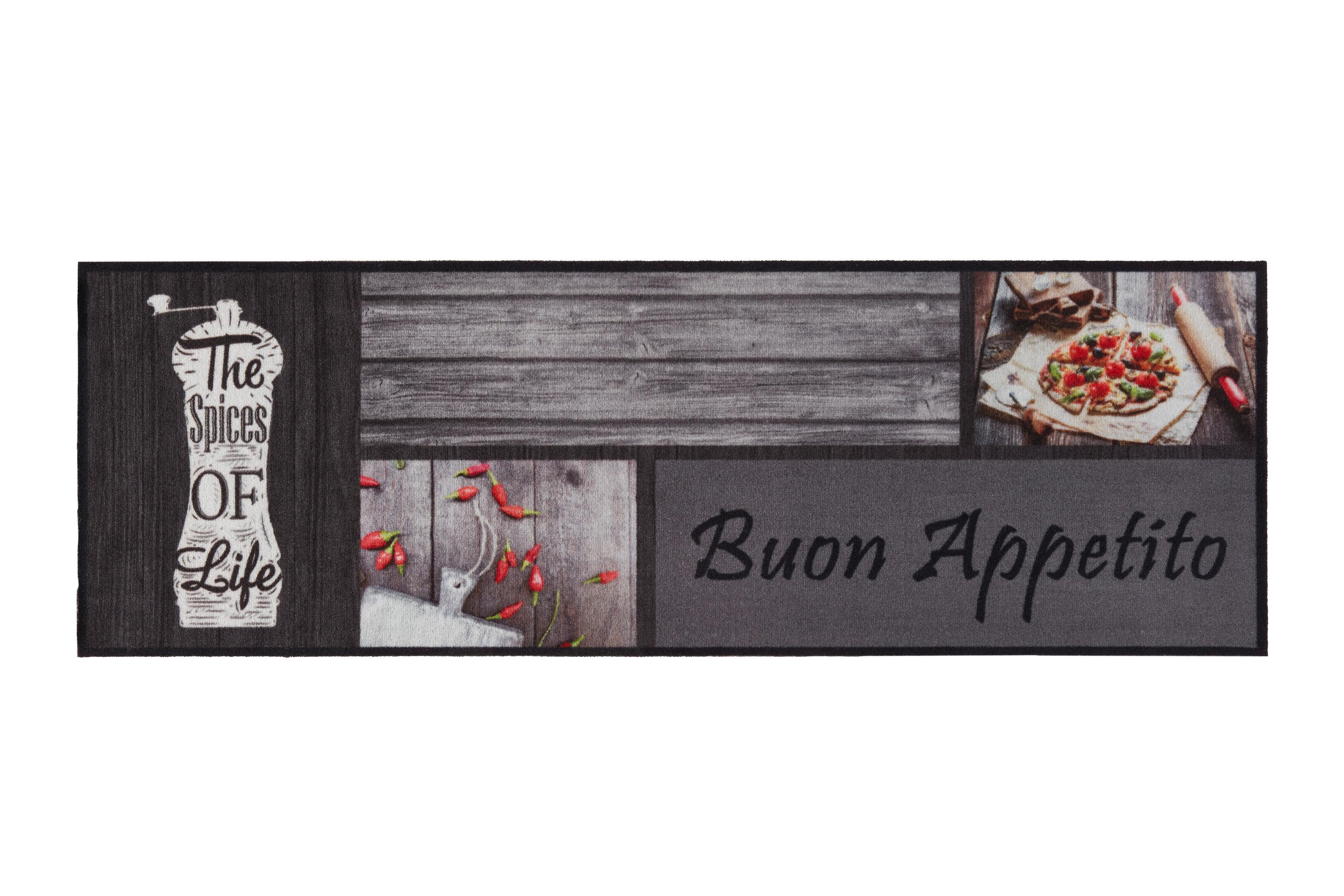 BEHÚŇ COOK&WASH BUON APPETITO GREY - sivá, Modern, plast (50/150cm) - Modern Living