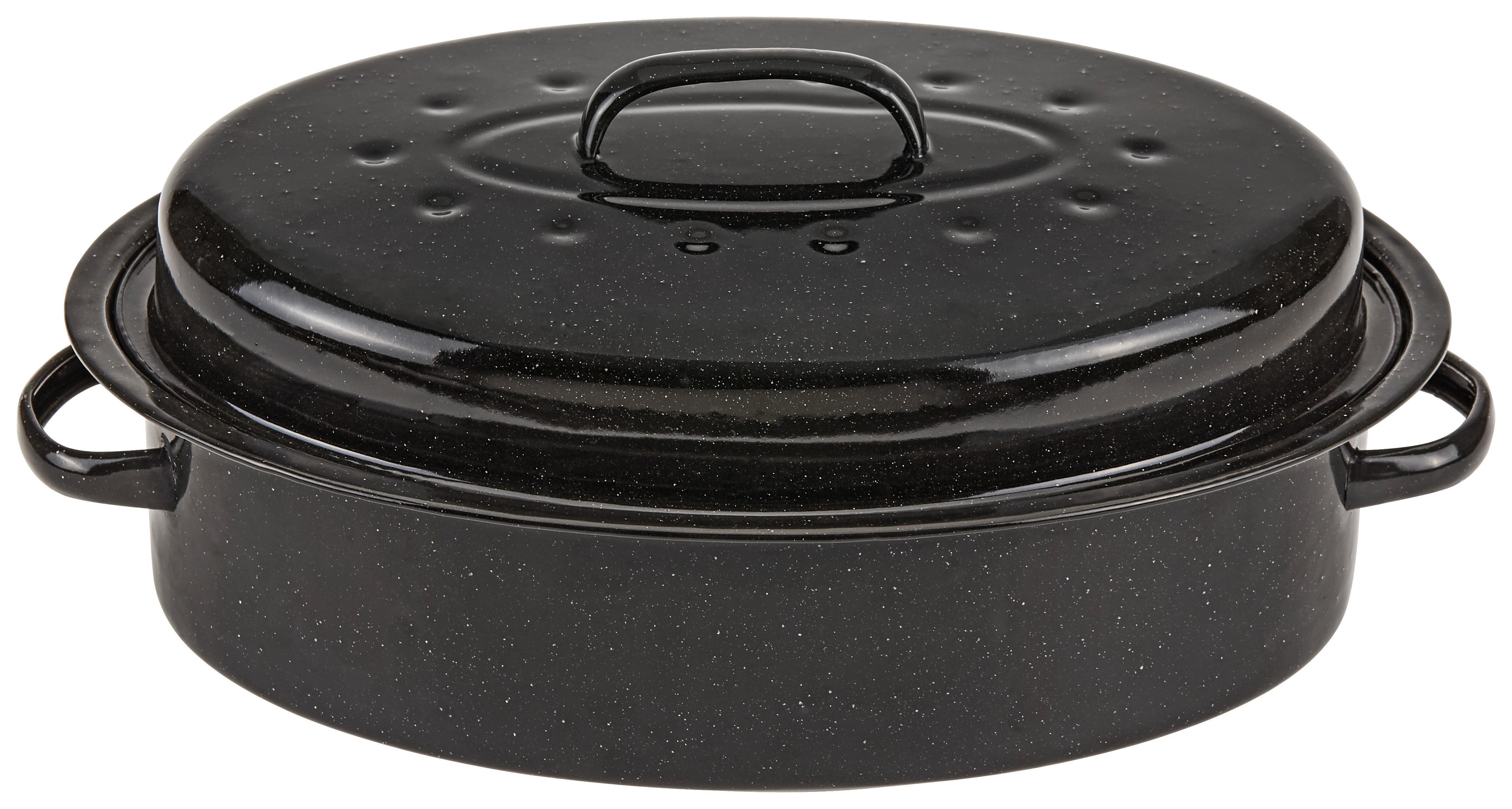 Bräter Carbonstahl mit Deckel Francis LxBxH: 37x27x14 cm