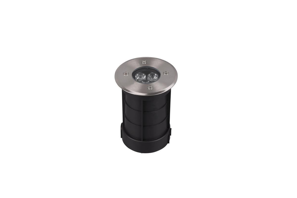 Led Außenleuchte 3 Watt Edelstahl - Nickelfarben, Basics, Metall (11/14cm) - Trio Leuchten