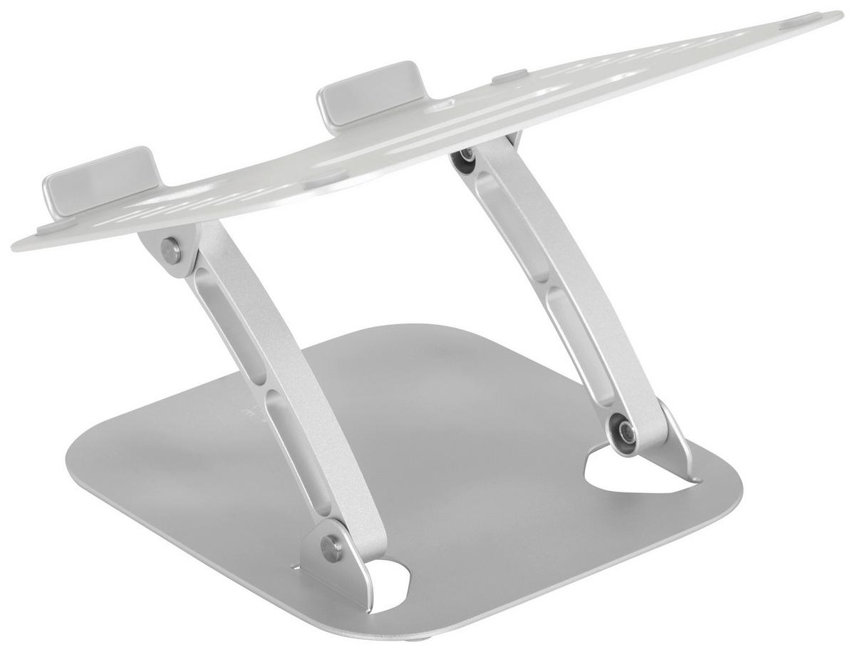 Laptop-halterung Stand Silberfarben Höhenverstellbar - Silberfarben, Basics, Metall (27/5,5/22cm) - MID.YOU