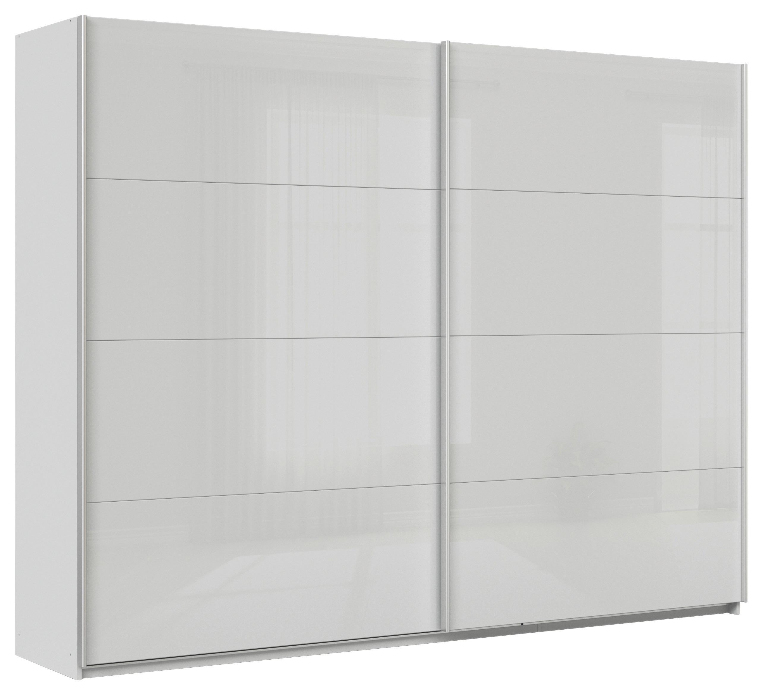Schwebetürenschrank B: 271cm Feldkirch Seidengrau