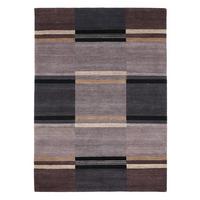 Orientalischer Webteppich Dunkelgrau Silik 70x140 cm - Dunkelgrau, Basics, Textil (70/140cm) - Cazaris