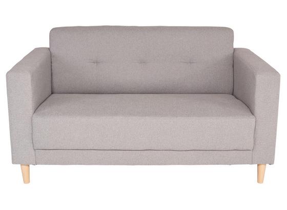 Pohovka Geneve - svetlosivá, Moderný, textil (148/81/75cm) Pohovka Geneve - svetlosivá, Moderný, textil (148/81/75cm)