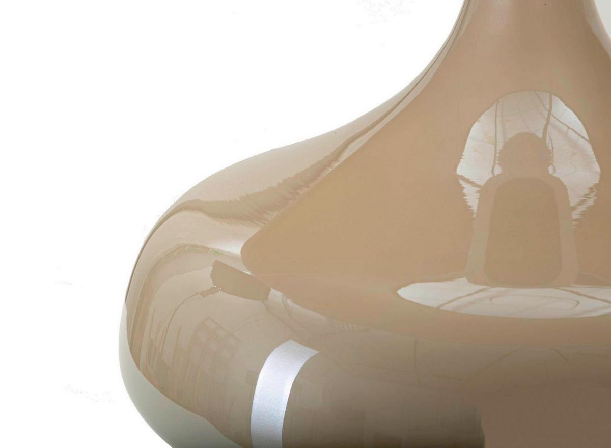 Tischleuchte Perly Round Perlmutt B: 35 cm - Perlmutt, Basics, Glas/Textil (35/50/35cm)